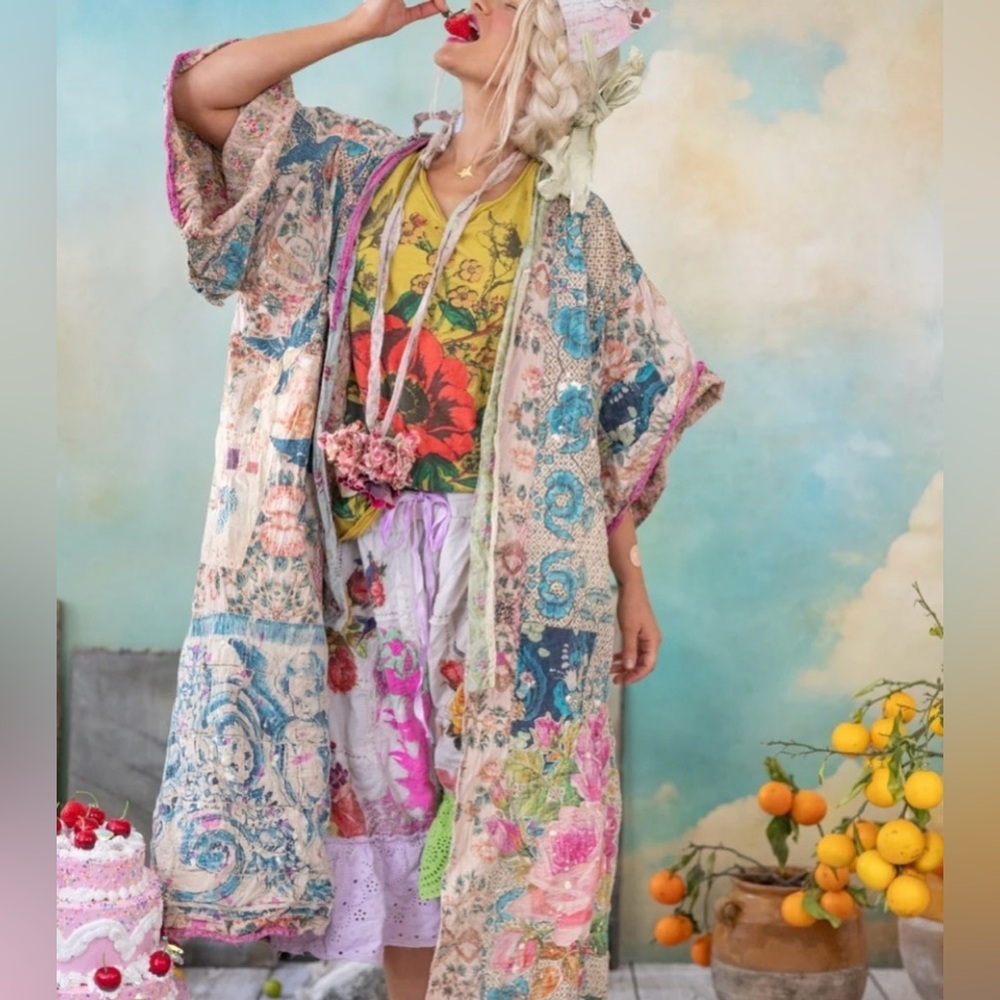 ‼️SOLD‼️ Magnolia Pearl Piecework Dashi Kimono NWT🔖